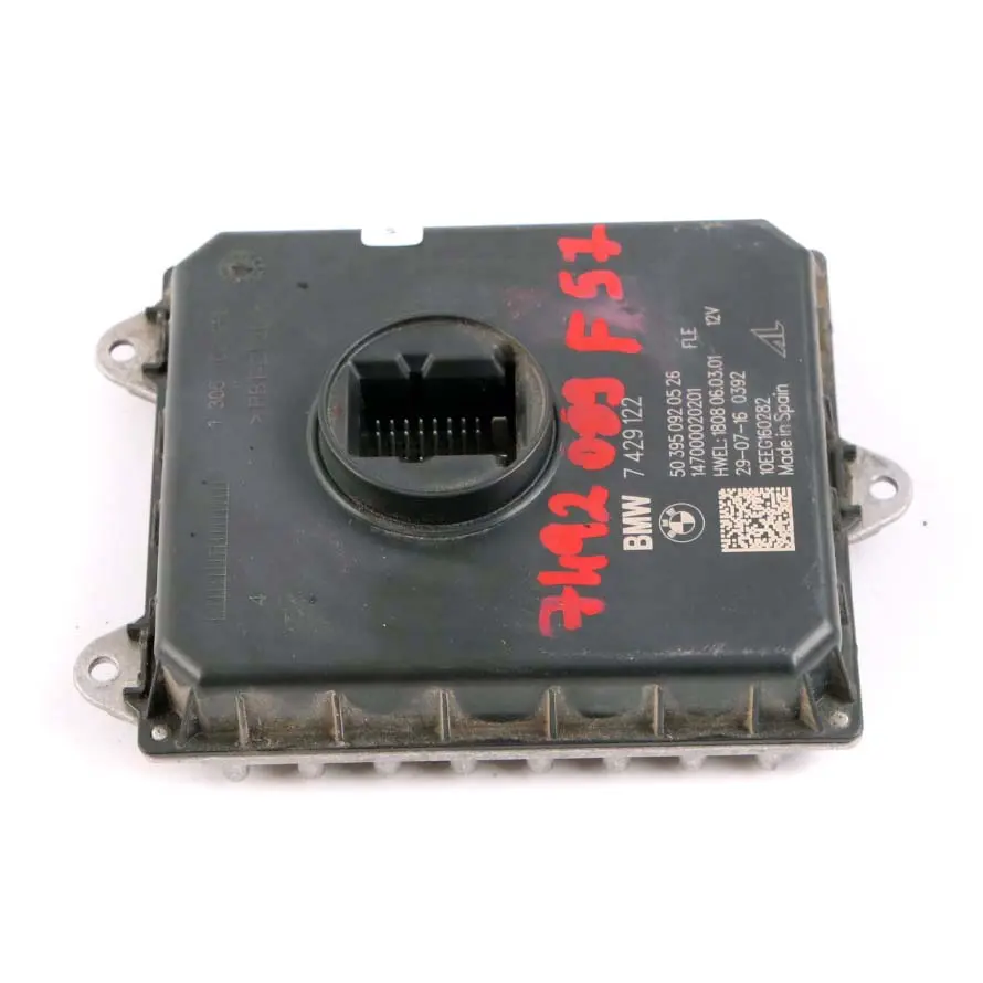 LED-Scheinwerfer Level Control Ballast Modul für Mini Cooper F55 F56 F57 F60 mit Teilenummer 7429122 Mini Cooper F55 F56 F57 F60 LED-Scheinwerfer Level Control Ballast Modul - SKU 7429122 - Teilenummer 7429122