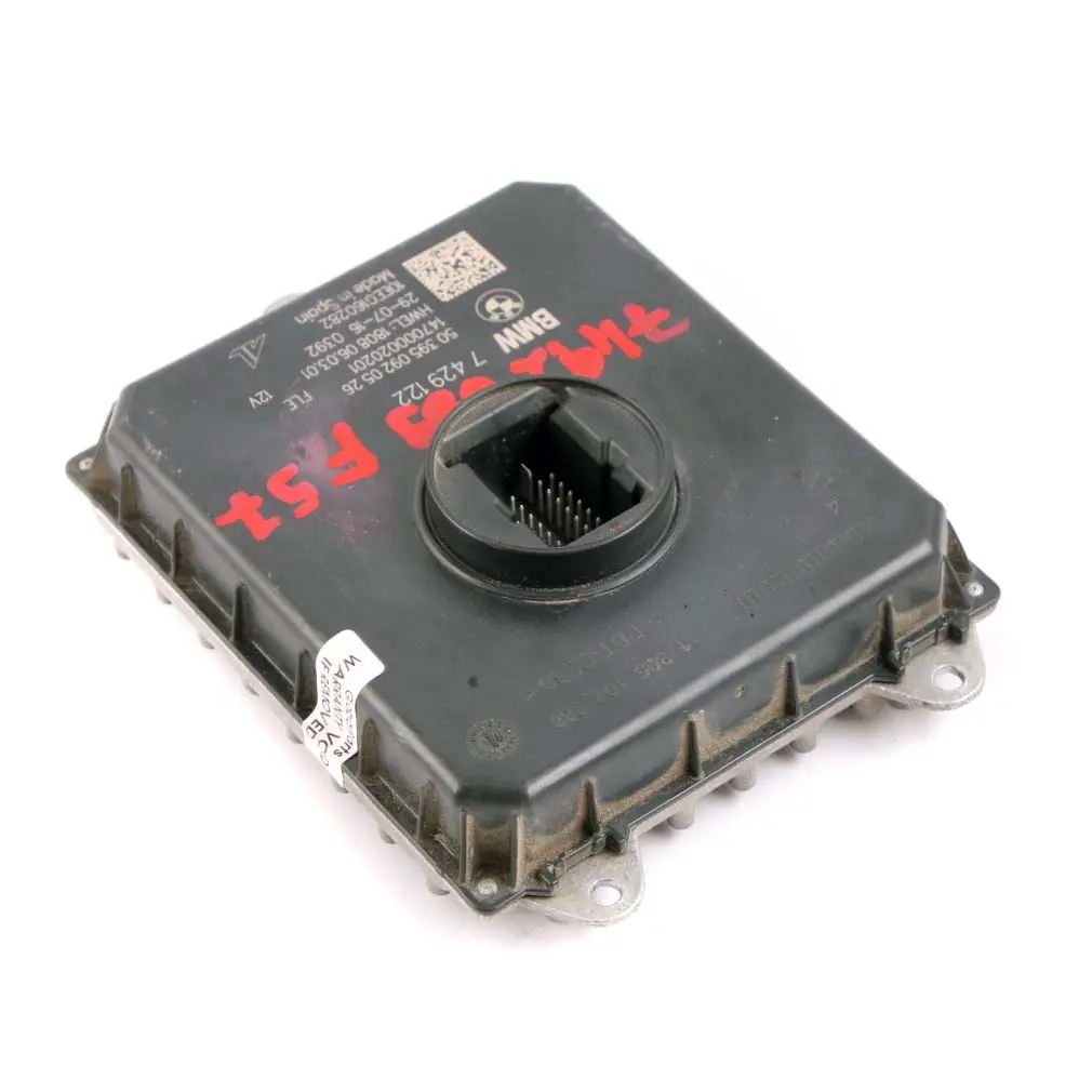 LED Fari Controllo Livello Modulo Ballast per Mini Cooper F55 F56 F57 F60 con numero di parte 7429122 Mini Cooper F55 F56 F57 F60 LED Fari Controllo Livello Modulo Ballast - SKU 7429122 - Numero di parte 7429122