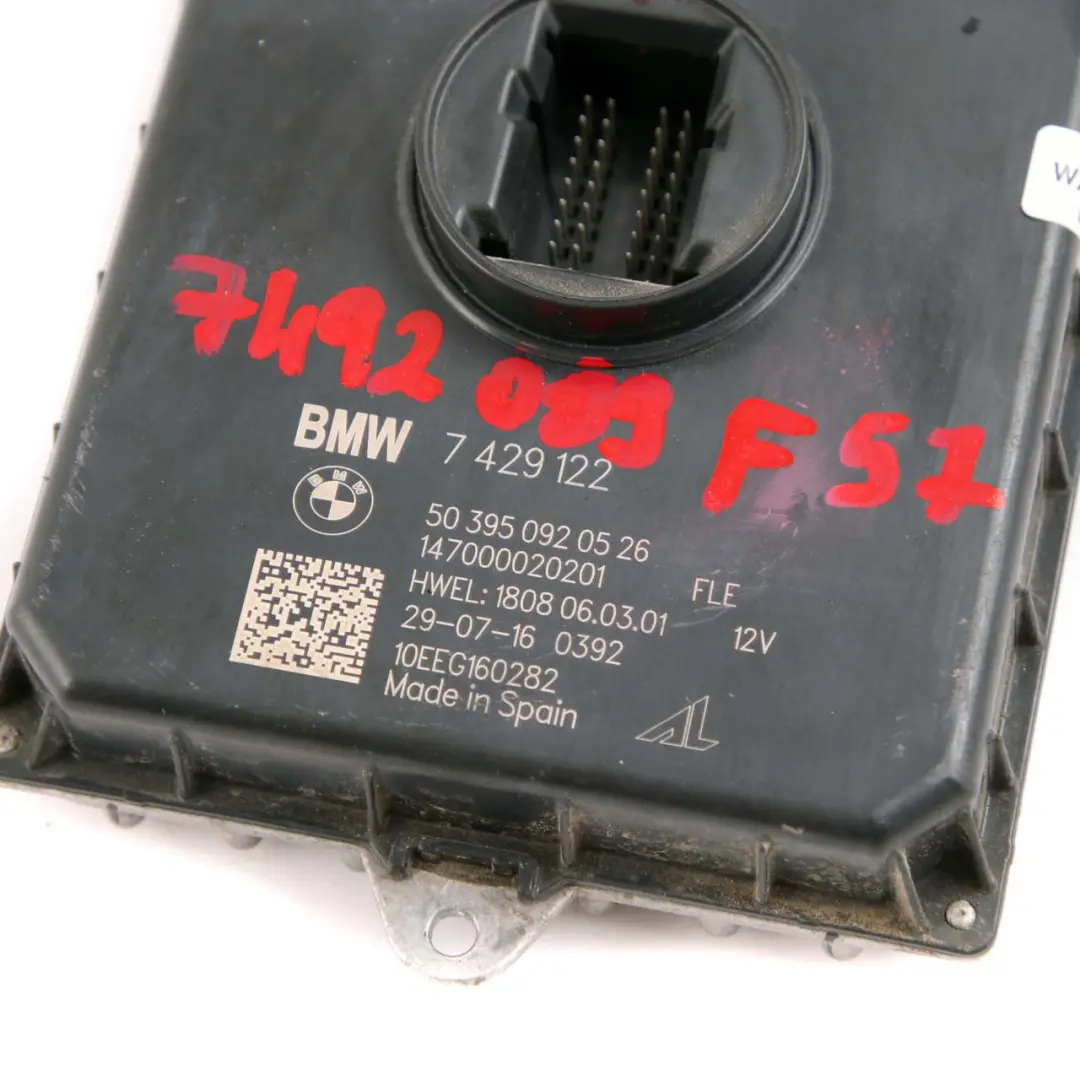 LED Headlight Level Control Ballast Module to Mini Cooper F55 F56 F57 F60 with Part number 7429122 Mini Cooper F55 F56 F57 F60 LED Headlight Level Control Ballast Module - SKU 7429122 - Part number 7429122