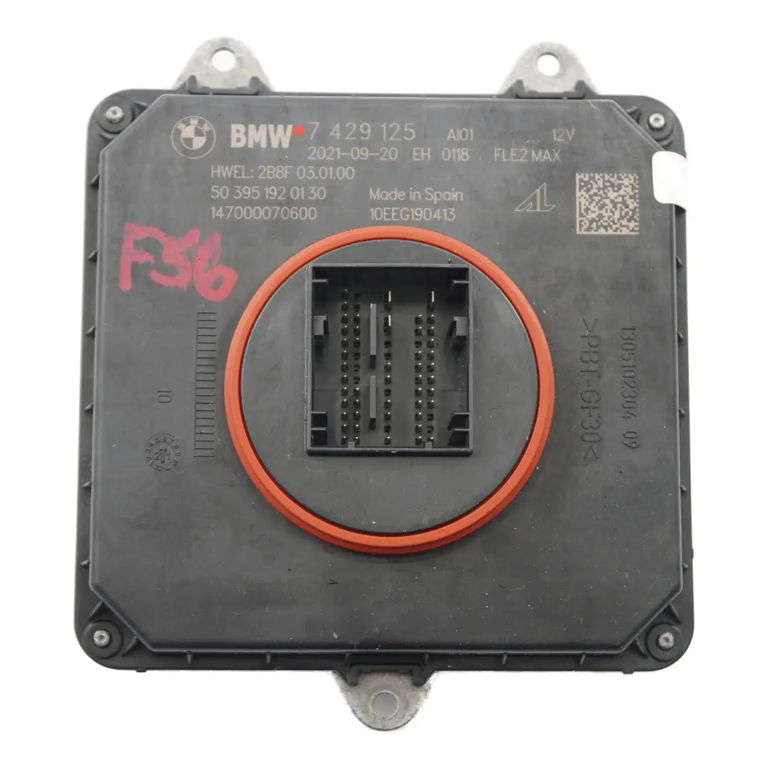 Headlight Module BMW F36 Headlamp Control Unit FLE2 MAX to with Part number 7429125 Headlight Module BMW F36 Headlamp Control Unit FLE2 MAX - SKU 7429125 - Part number 7429125