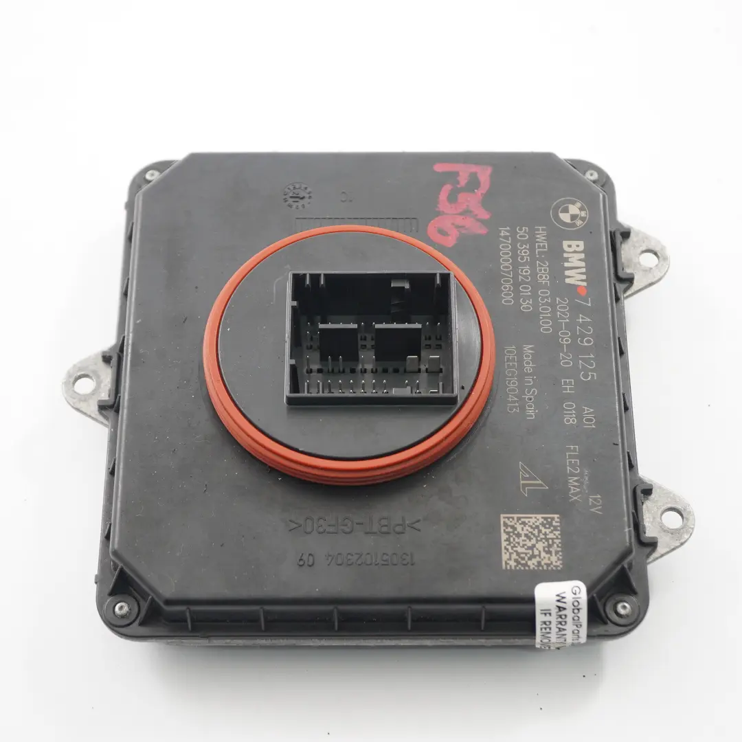  Headlight Module BMW F36 Headlamp Control Unit FLE2 MAX - SKU 7429125 - Part number 7429125