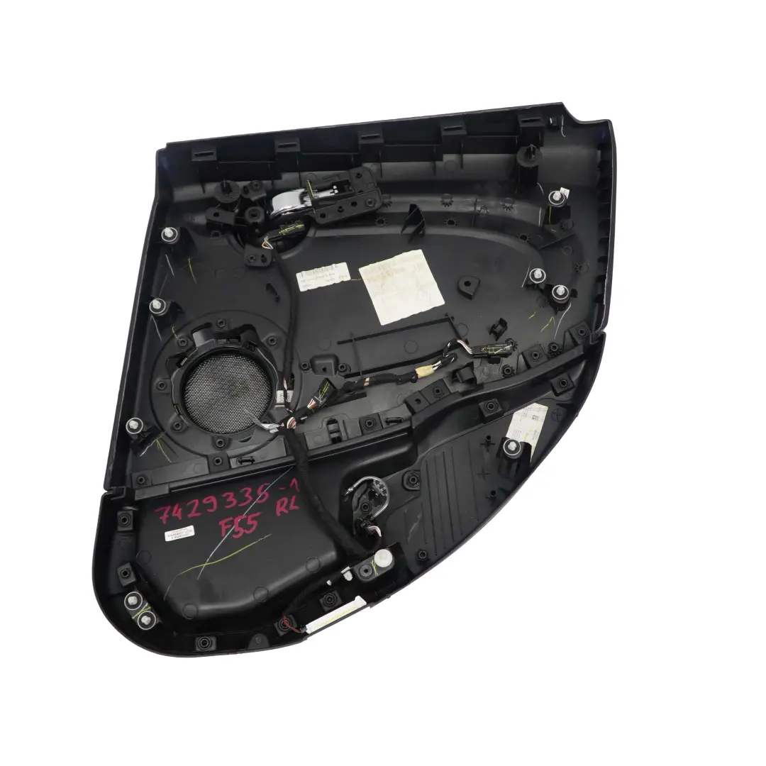 Trasera Izquierda Tarjeta Puerta Recorte Panel Cubierta Carbono Negro para Mini F55 con número de pieza 7429335 Mini F55 Trasera Izquierda Tarjeta Puerta Recorte Panel Cubierta Carbono Negro - SKU 7429335 - Número de pieza 7429335