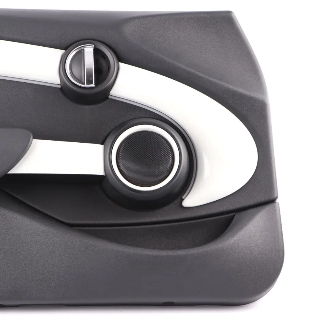 Mini Cooper F55 Front Left N/S Door Card Trim Panel Carbon Black Off White - SKU 7429341 - Part number 7429341