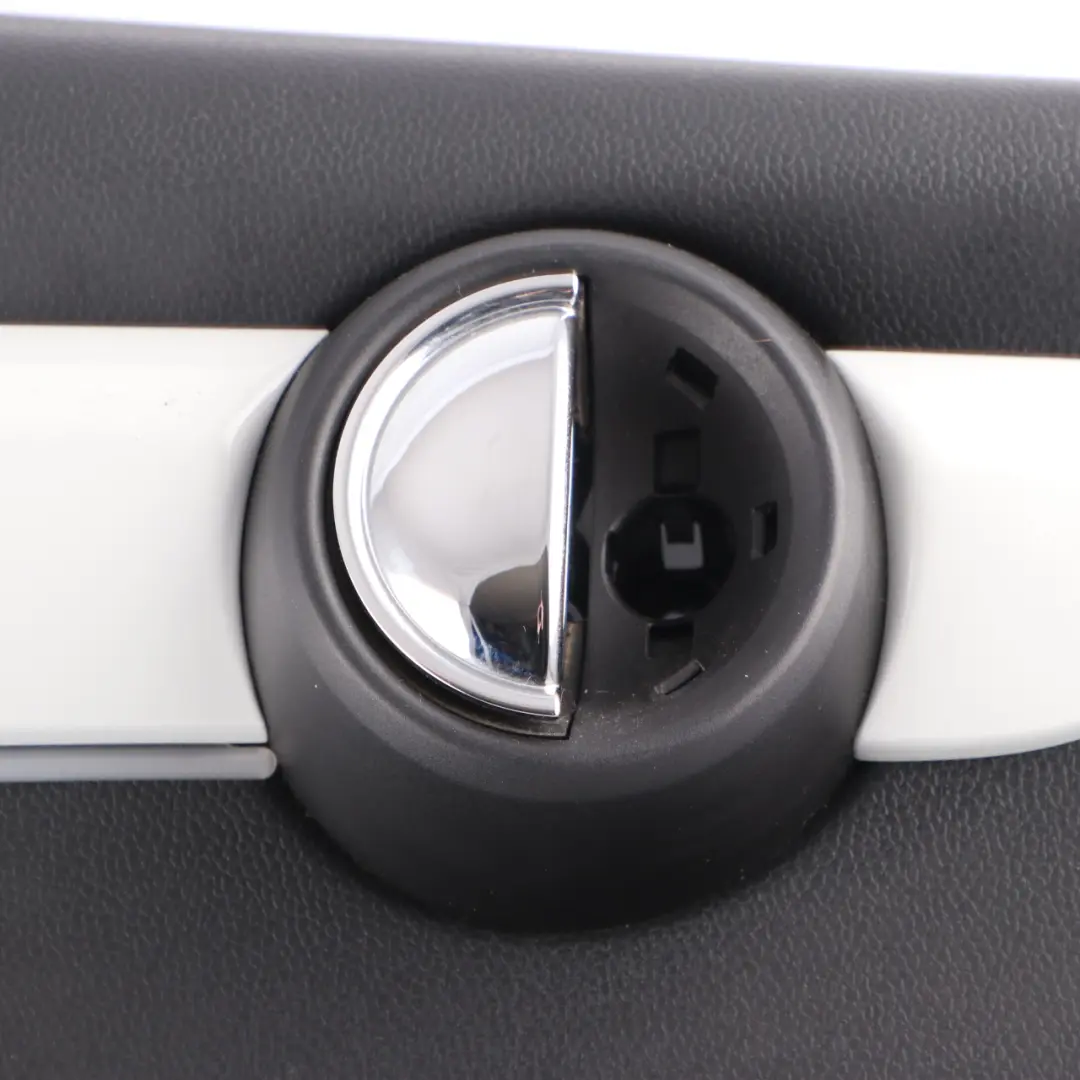 Mini Cooper F55 Rear Left N/S Door Card Trim Panel Carbon Black Off White - SKU 7429347 - Part number 7429347