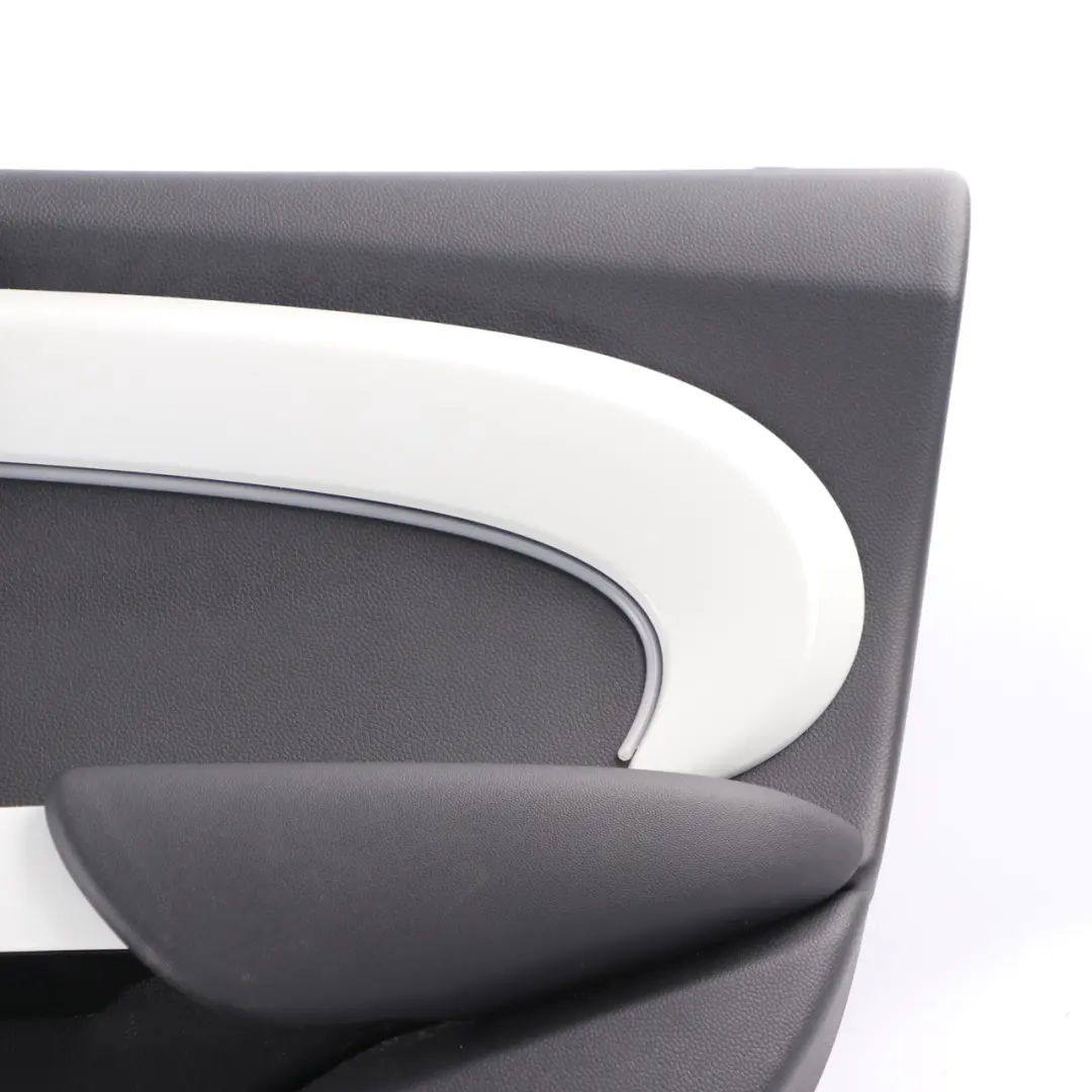 Mini Cooper F55 Rear Right O/S Door Card Trim Panel Carbon Black Off White - SKU 7429348 - Part number 7429348