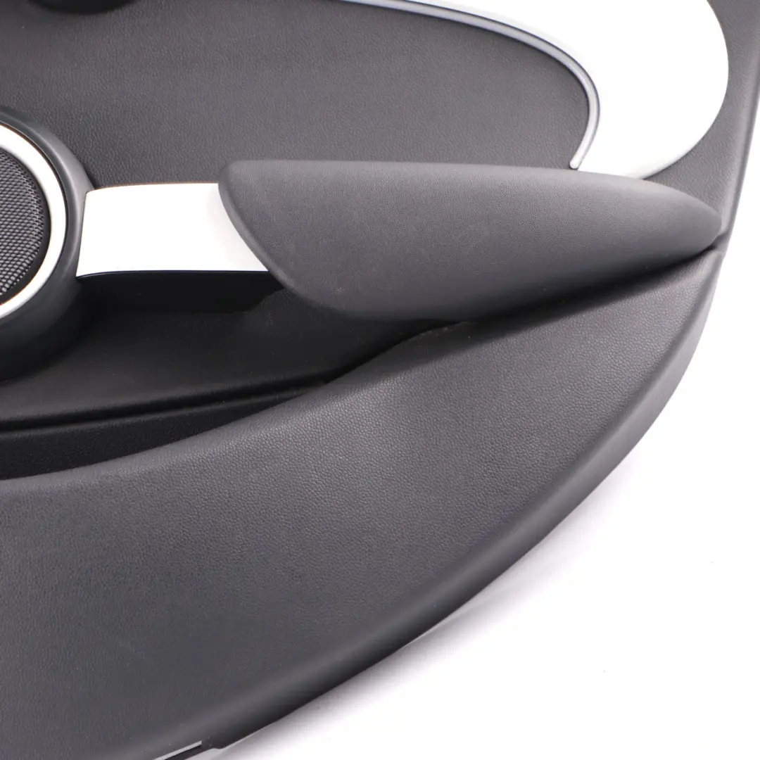 Right O/S Door Card Trim Panel Carbon Black Off White to Mini Cooper F55 Rear with Part number 7429348 Mini Cooper F55 Rear Right O/S Door Card Trim Panel Carbon Black Off White - SKU 7429348 - Part number 7429348