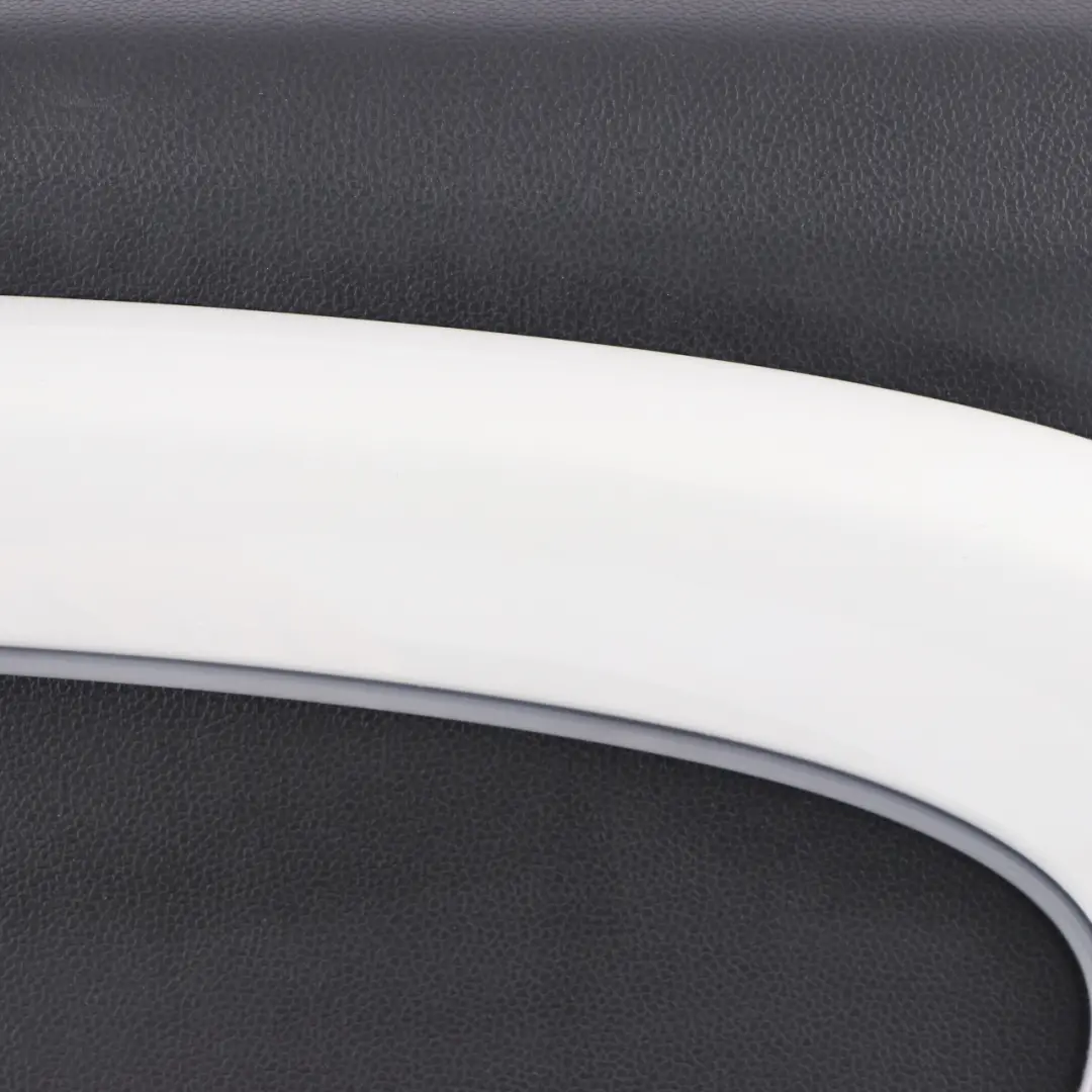 Right O/S Door Card Trim Panel Carbon Black Off White to Mini Cooper F55 Rear with Part number 7429348 Mini Cooper F55 Rear Right O/S Door Card Trim Panel Carbon Black Off White - SKU 7429348 - Part number 7429348
