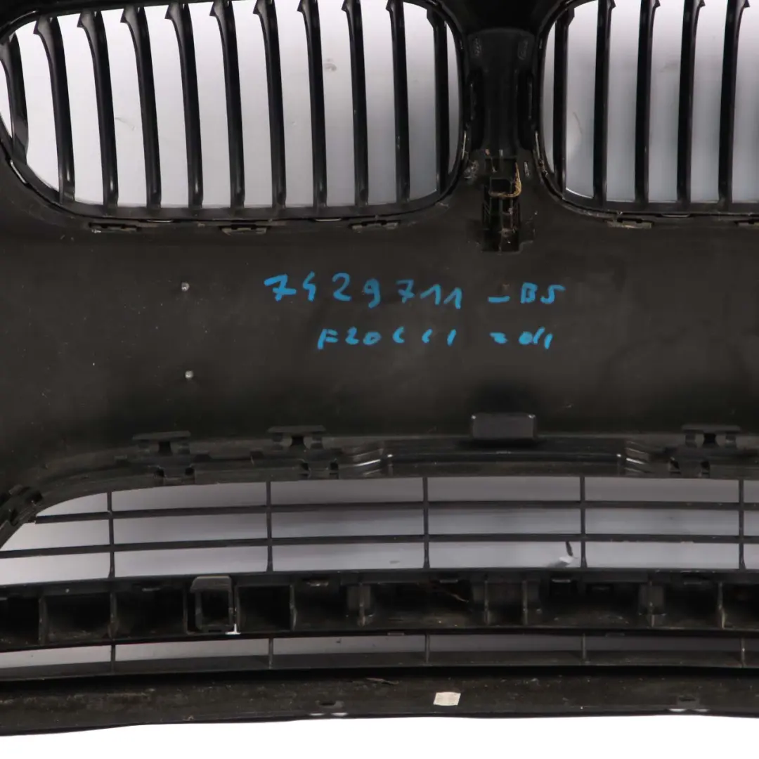 BMW 1 F20 F21 LCI Complete Front Bumper Trim Panel Black Sapphire Metallic - 475 - SKU 7429711-BS - Part number 7429711