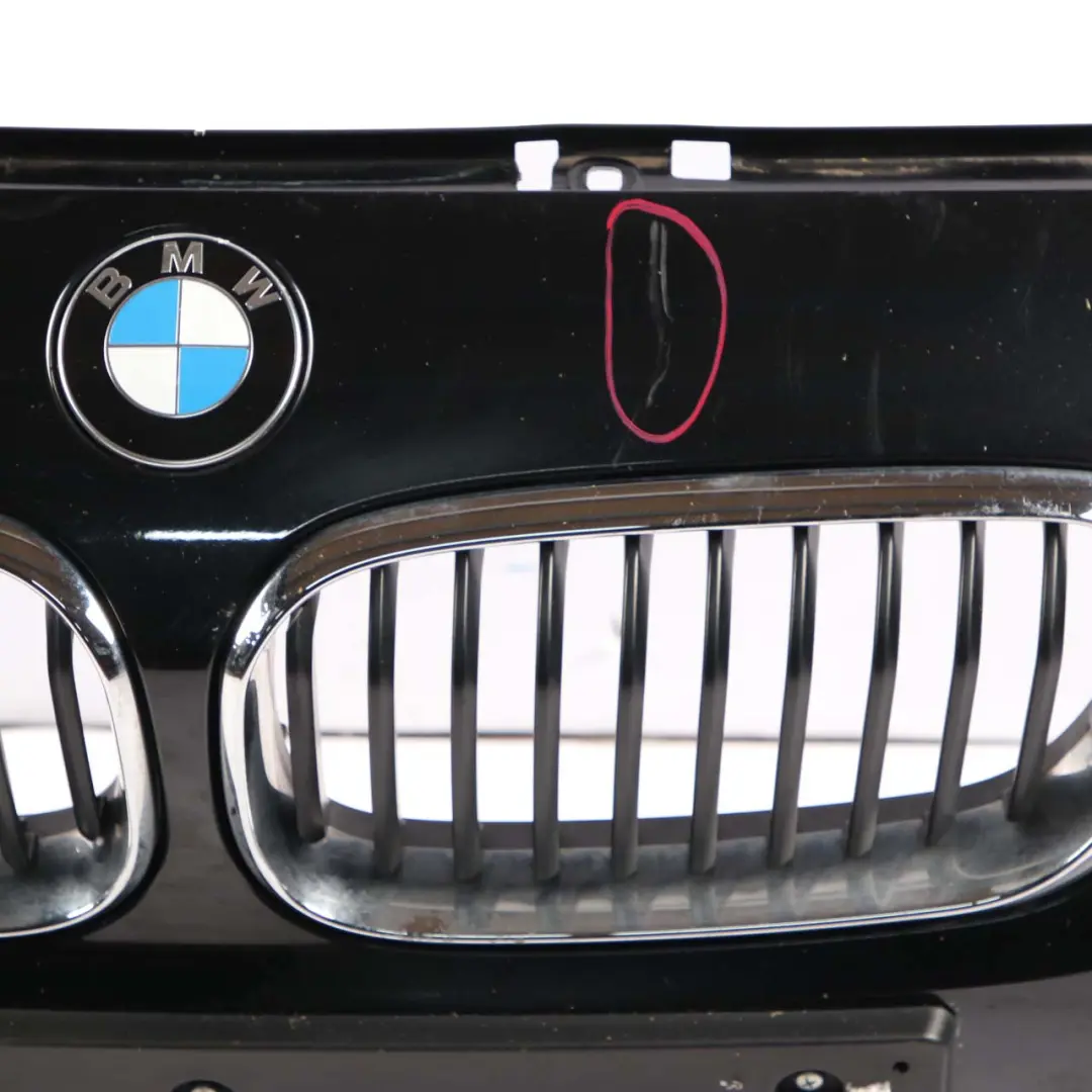 Complete Front Bumper Trim Panel Black Sapphire Metallic - 475 to BMW 1 F20 F21 LCI with Part number 7429711 BMW 1 F20 F21 LCI Complete Front Bumper Trim Panel Black Sapphire Metallic - 475 - SKU 7429711-BS - Part number 7429711