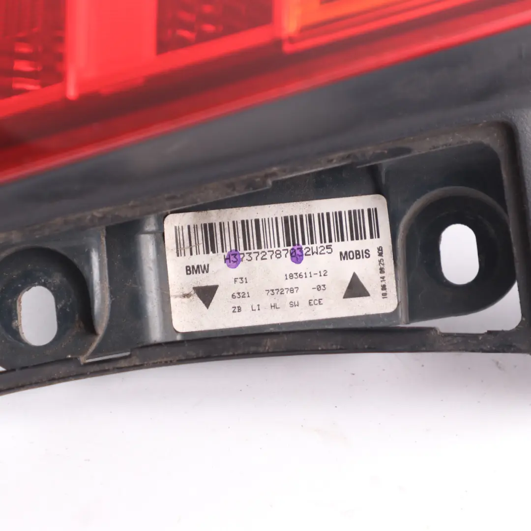 BMW F31 Luz Trasera Iluminación Panel Lateral Izquierdo - SKU 7429727-1 - Número de pieza 7429727