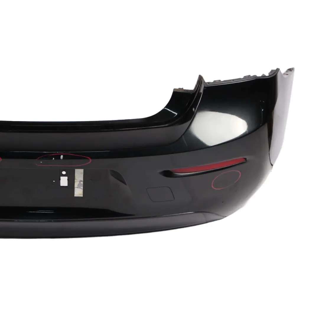 Bumper Trim Panel Black Sapphire Metallic - 475 to BMW 1 F20 F21 LCI Rear with Part number 7429752 BMW 1 F20 F21 LCI Rear Bumper Trim Panel Black Sapphire Metallic - 475 - SKU 7429752-BS - Part number 7429752