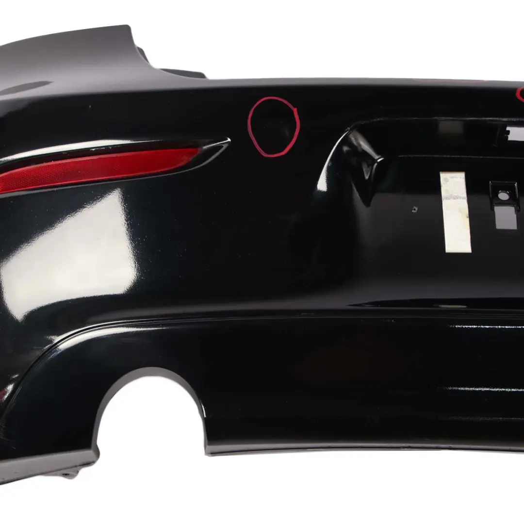 Bumper Trim Panel Black Sapphire Metallic - 475 to BMW 1 F20 F21 LCI Rear with Part number 7429752 BMW 1 F20 F21 LCI Rear Bumper Trim Panel Black Sapphire Metallic - 475 - SKU 7429752-BS - Part number 7429752