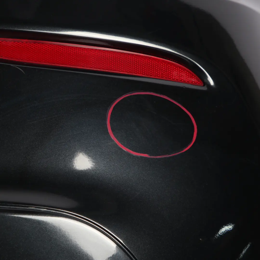 Bumper Trim Panel Black Sapphire Metallic - 475 to BMW 1 F20 F21 LCI Rear with Part number 7429752 BMW 1 F20 F21 LCI Rear Bumper Trim Panel Black Sapphire Metallic - 475 - SKU 7429752-BS - Part number 7429752