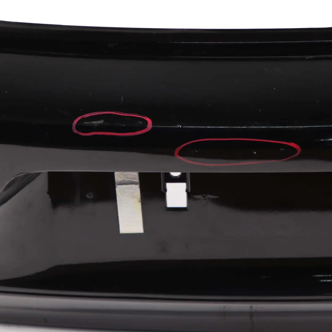 Bumper Trim Panel Black Sapphire Metallic - 475 to BMW 1 F20 F21 LCI Rear with Part number 7429752 BMW 1 F20 F21 LCI Rear Bumper Trim Panel Black Sapphire Metallic - 475 - SKU 7429752-BS - Part number 7429752