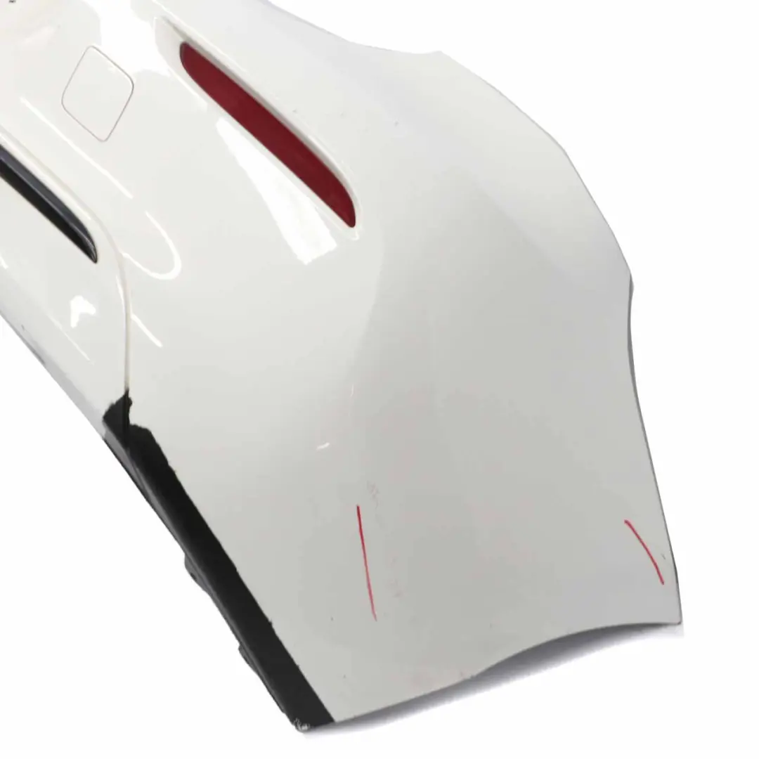 Bumper Trim Panel PDC Alpinweiss White - 300 to BMW F20 F21 LCI Rear with Part number 7429772 BMW F20 F21 LCI Rear Bumper Trim Panel PDC Alpinweiss White - 300 - SKU 7429772-AW - Part number 7429772