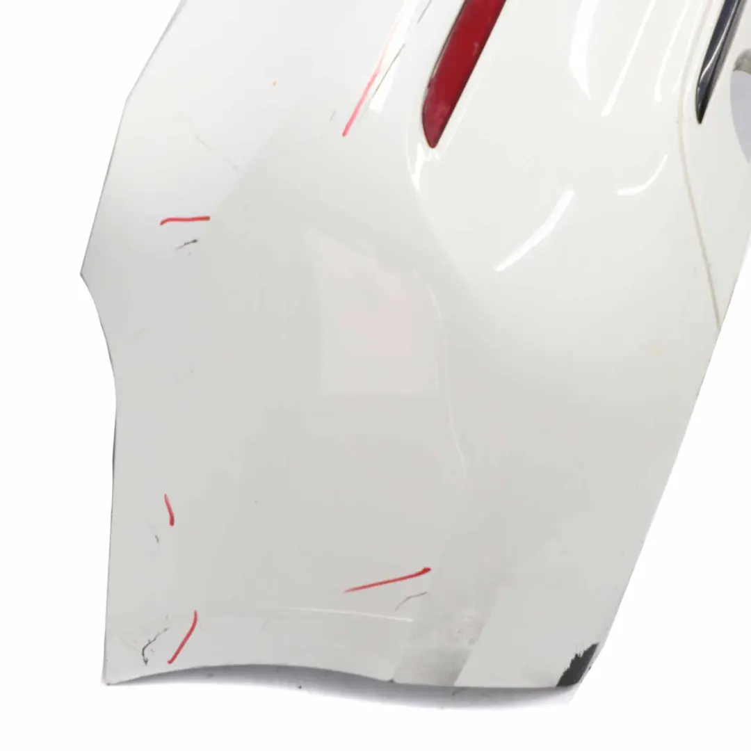 Bumper Trim Panel PDC Alpinweiss White - 300 to BMW F20 F21 LCI Rear with Part number 7429772 BMW F20 F21 LCI Rear Bumper Trim Panel PDC Alpinweiss White - 300 - SKU 7429772-AW - Part number 7429772