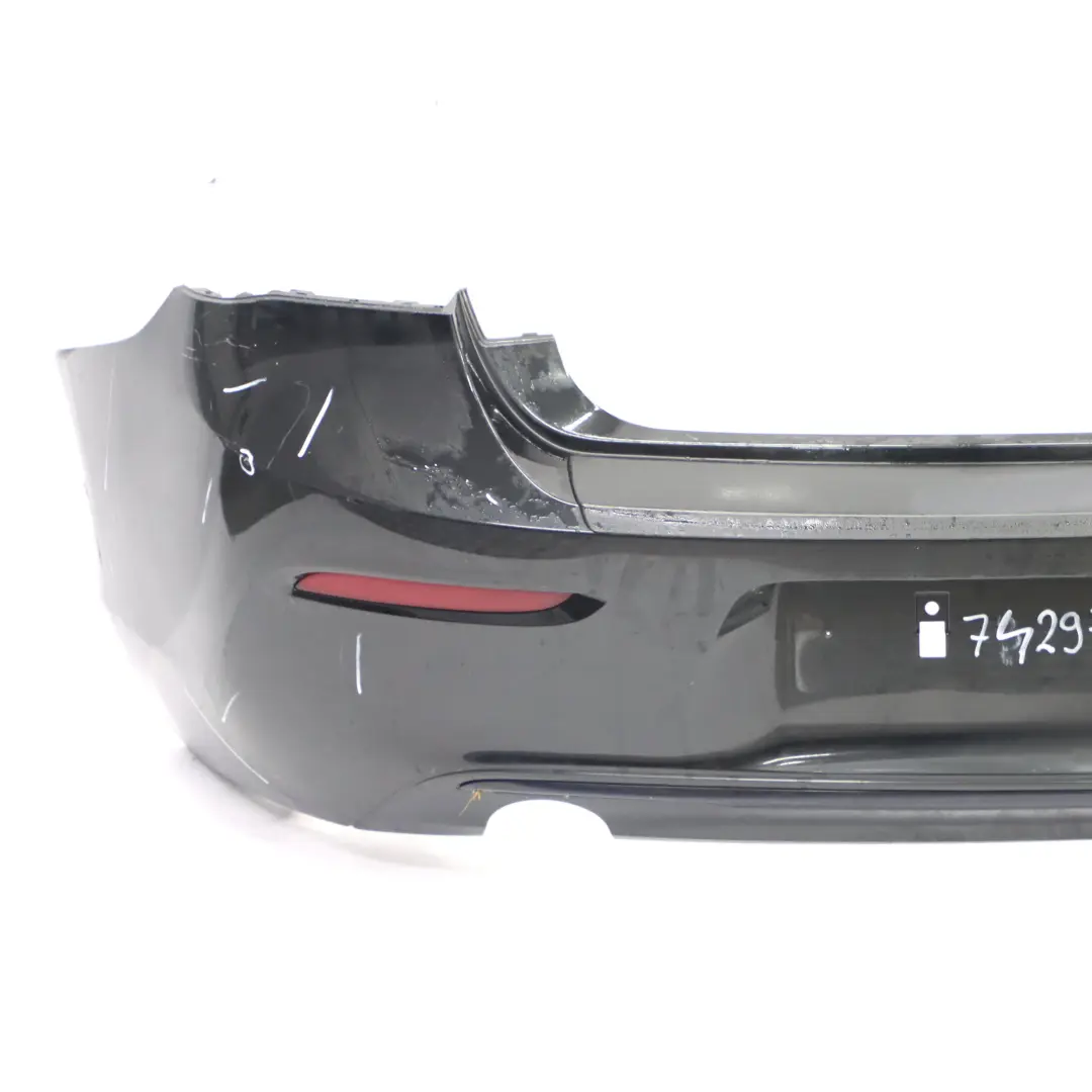 Bumper Trim Panel Black Sapphire Metallic - 475 to BMW F20 F21 LCI Rear with Part number 7429772 BMW F20 F21 LCI Rear Bumper Trim Panel Black Sapphire Metallic - 475 - SKU 7429772-BS1 - Part number 7429772