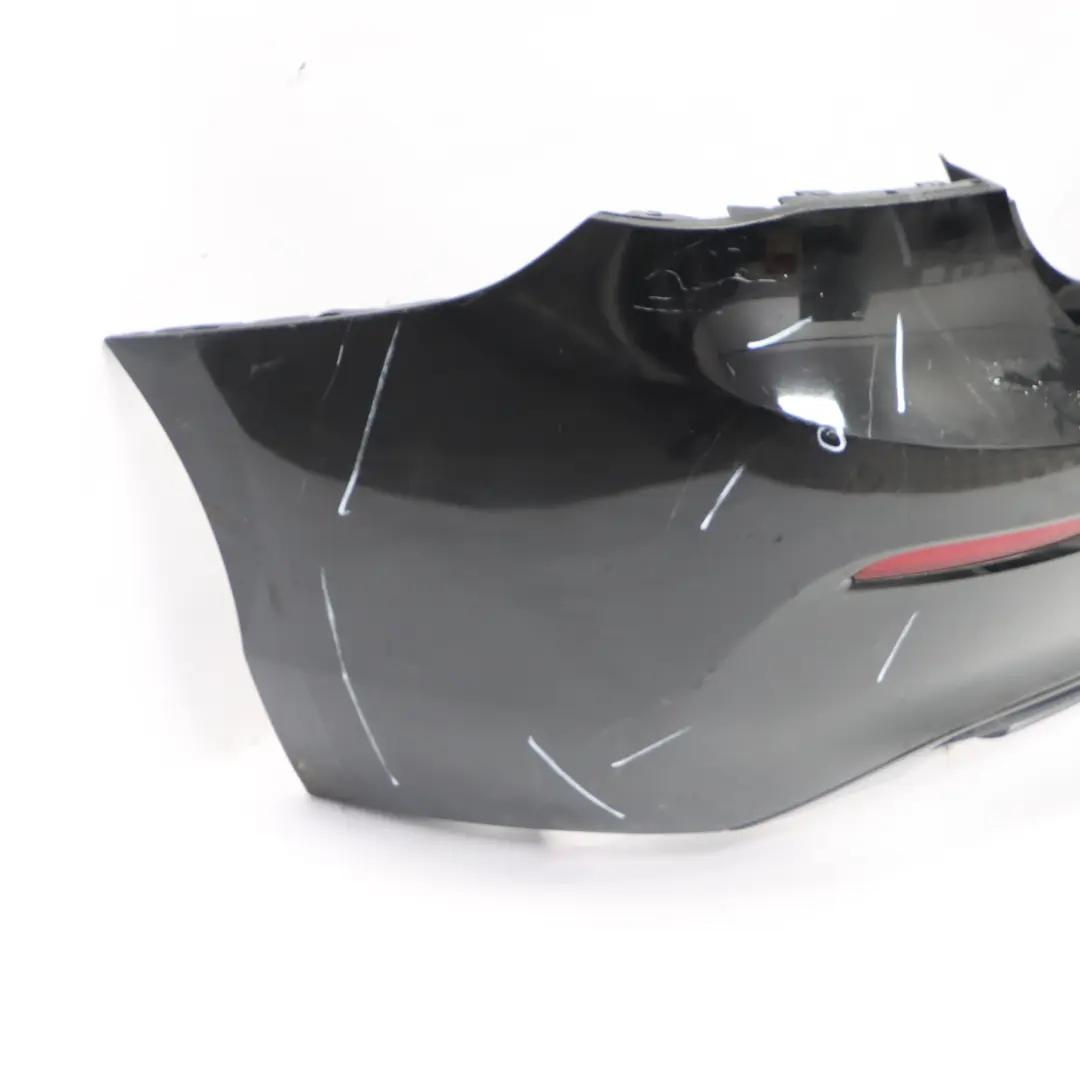 BMW F20 F21 LCI Rear Bumper Trim Panel Black Sapphire Metallic - 475 - SKU 7429772-BS1 - Part number 7429772