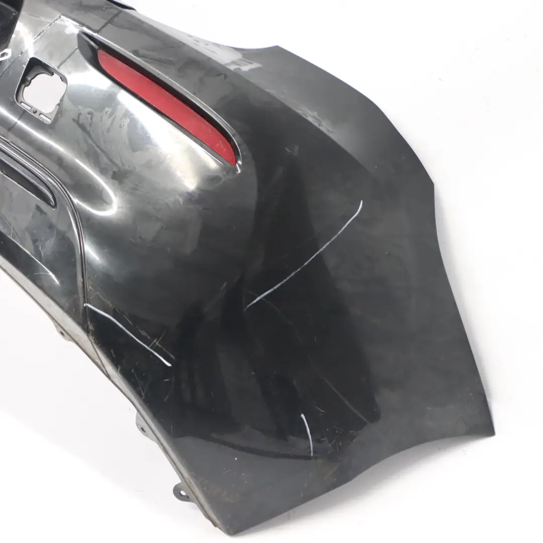 Bumper Trim Panel Black Sapphire Metallic - 475 to BMW F20 F21 LCI Rear with Part number 7429772 BMW F20 F21 LCI Rear Bumper Trim Panel Black Sapphire Metallic - 475 - SKU 7429772-BS1 - Part number 7429772