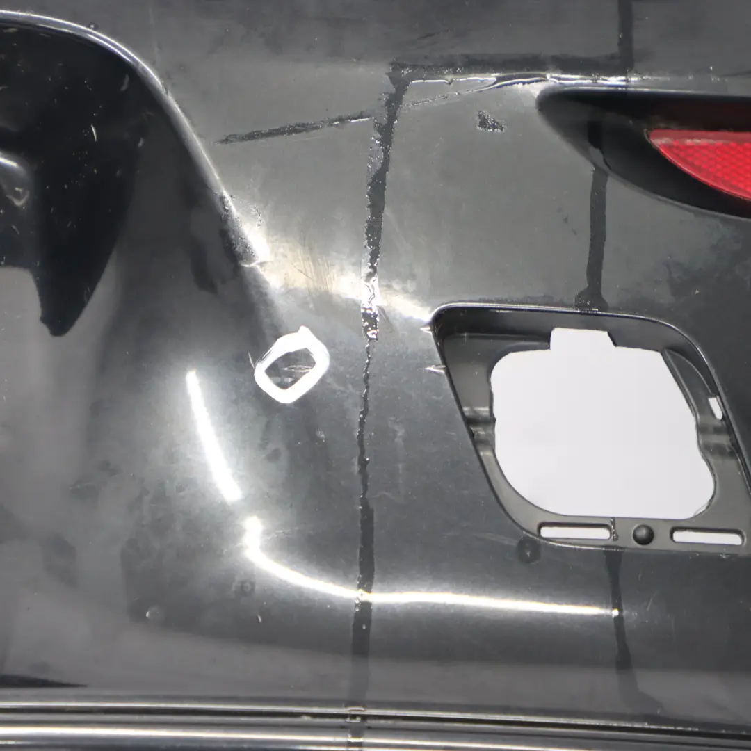 BMW F20 F21 LCI Rear Bumper Trim Panel Black Sapphire Metallic - 475 - SKU 7429772-BS1 - Part number 7429772
