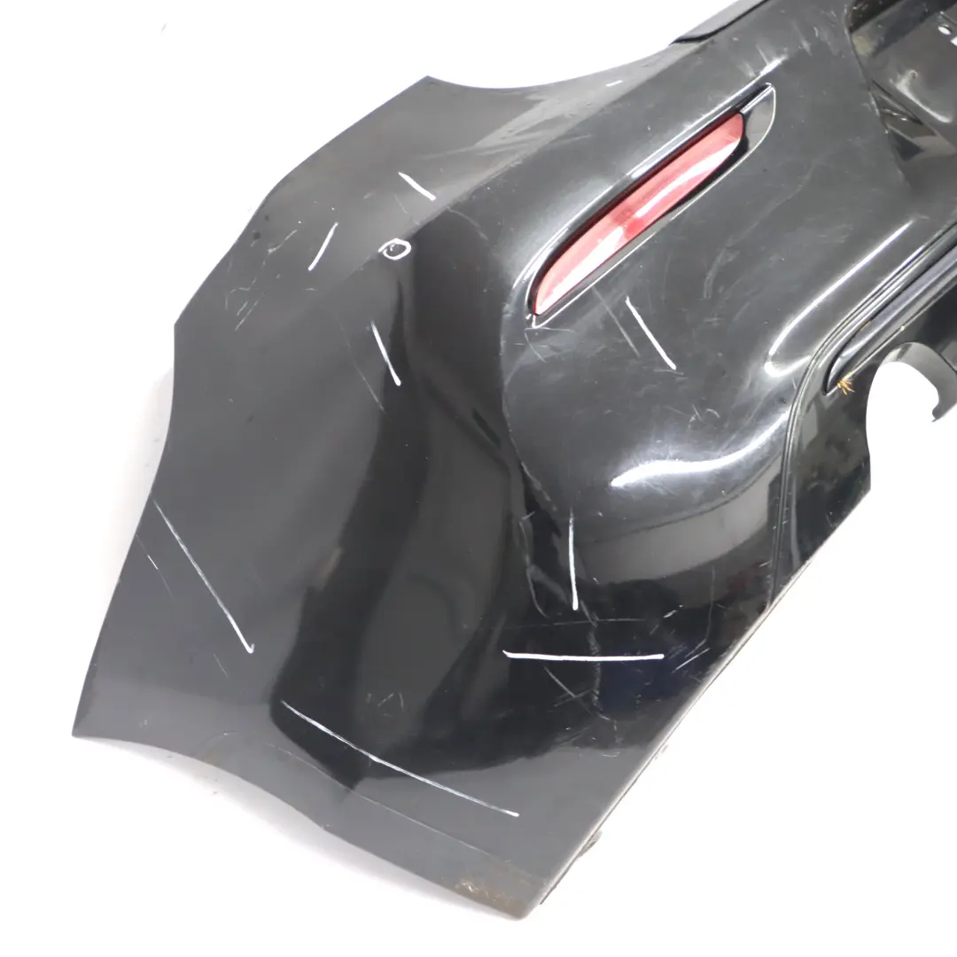 Bumper Trim Panel Black Sapphire Metallic - 475 to BMW F20 F21 LCI Rear with Part number 7429772 BMW F20 F21 LCI Rear Bumper Trim Panel Black Sapphire Metallic - 475 - SKU 7429772-BS1 - Part number 7429772