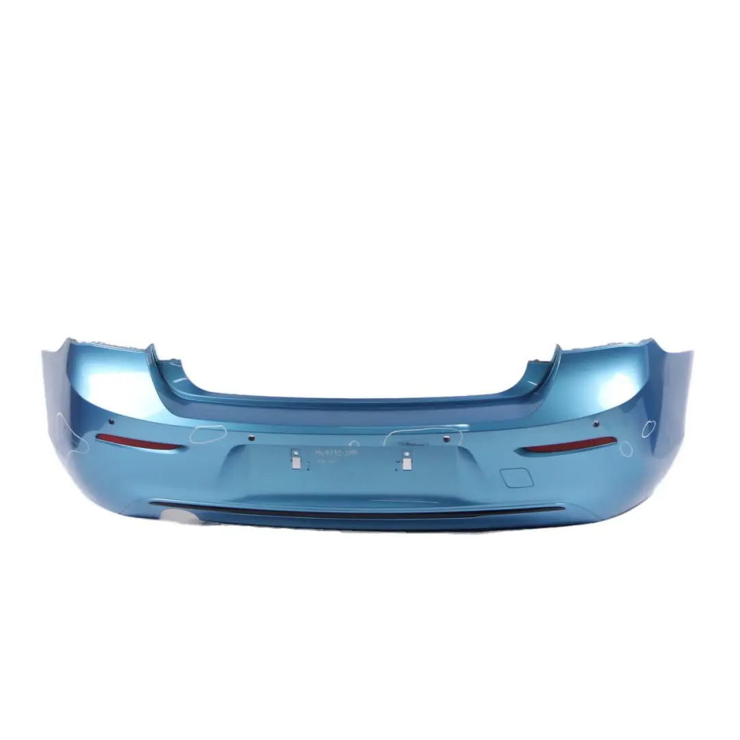 Bumper Trim Panel PDC Seaside Blue Metallic - C1M to BMW F20 F21 LCI Rear with Part number 7429772 BMW F20 F21 LCI Rear Bumper Trim Panel PDC Seaside Blue Metallic - C1M - SKU 7429772-SBM - Part number 7429772