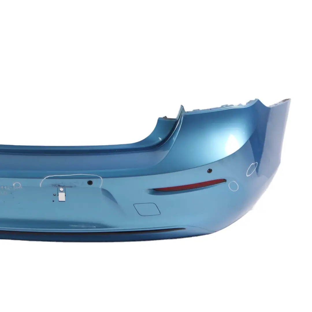 Bumper Trim Panel PDC Seaside Blue Metallic - C1M to BMW F20 F21 LCI Rear with Part number 7429772 BMW F20 F21 LCI Rear Bumper Trim Panel PDC Seaside Blue Metallic - C1M - SKU 7429772-SBM - Part number 7429772