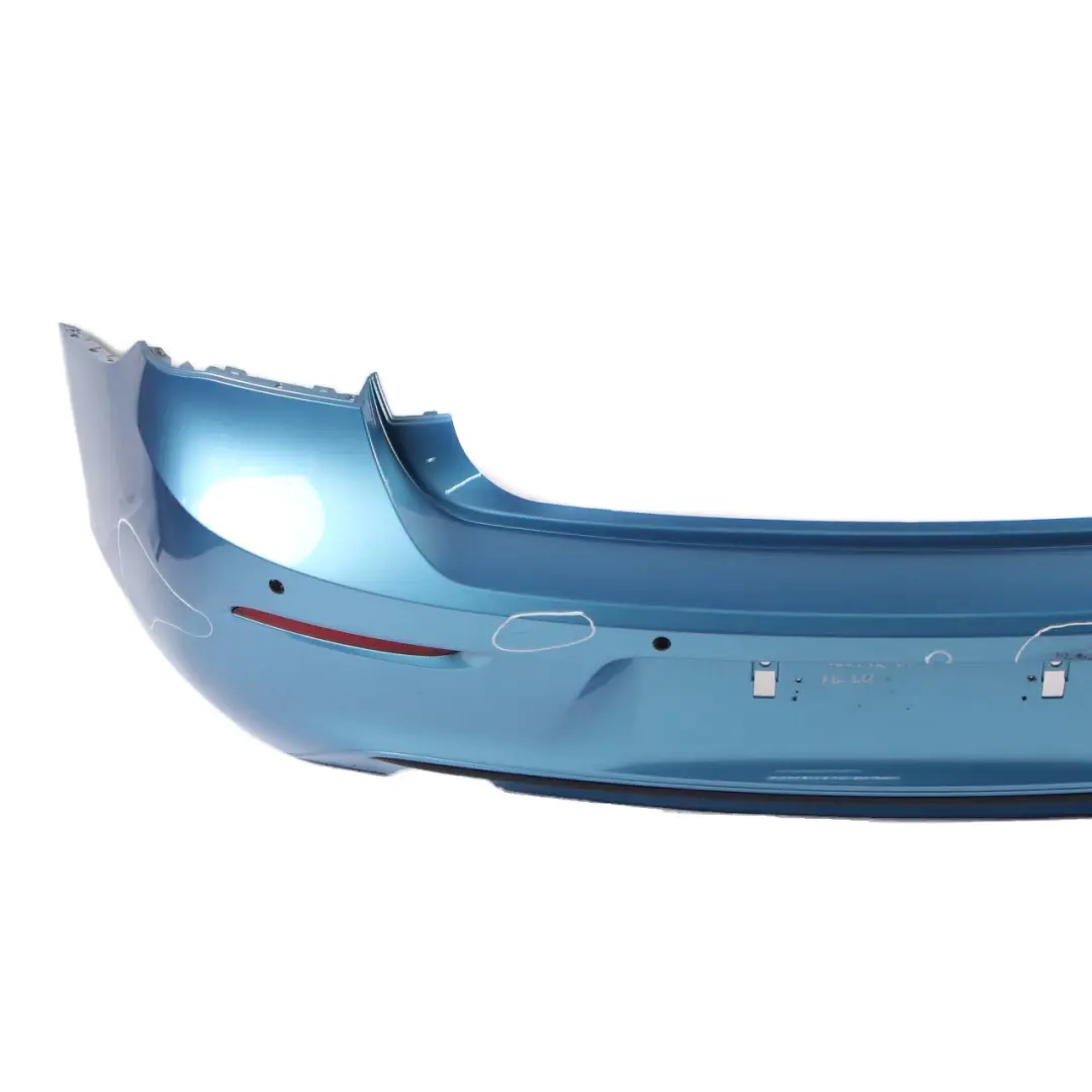 BMW F20 F21 LCI Rear Bumper Trim Panel PDC Seaside Blue Metallic - C1M - SKU 7429772-SBM - Part number 7429772