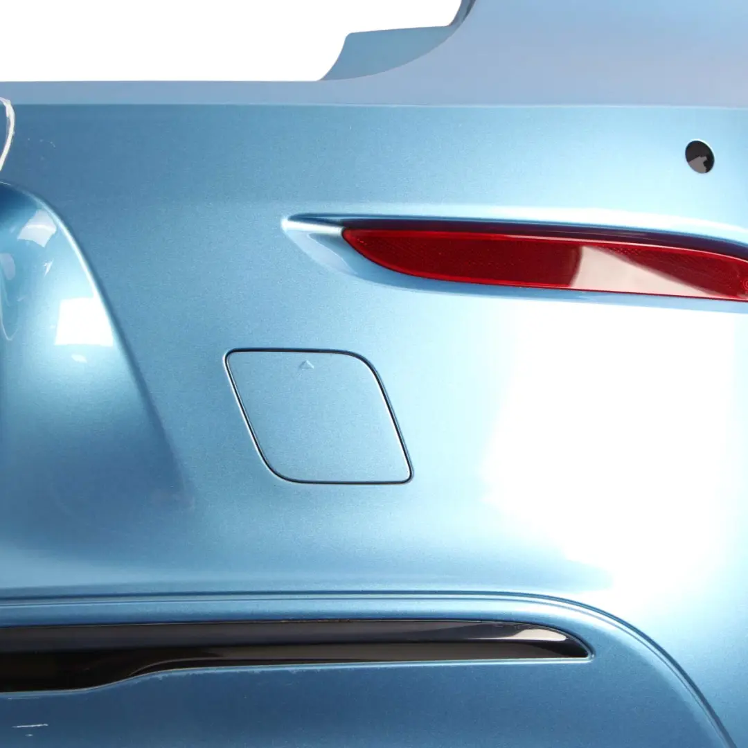 BMW F20 F21 LCI Rear Bumper Trim Panel PDC Seaside Blue Metallic - C1M - SKU 7429772-SBM - Part number 7429772