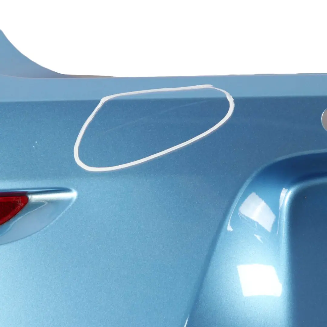 BMW F20 F21 LCI Rear Bumper Trim Panel PDC Seaside Blue Metallic - C1M - SKU 7429772-SBM - Part number 7429772
