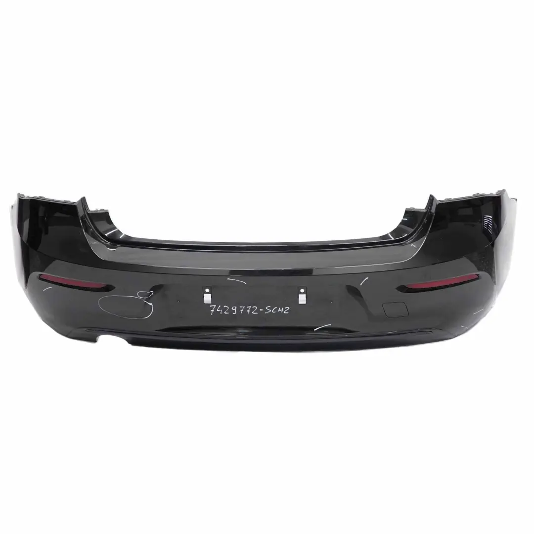 BMW F20 LCI Rear Bumper Trim Panel F21 Schwarz 2 Black - 668 - SKU 7429772-SCH2 - Part number 7429772