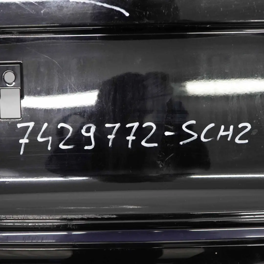 BMW F20 LCI Rear Bumper Trim Panel F21 Schwarz 2 Black - 668 - SKU 7429772-SCH2 - Part number 7429772