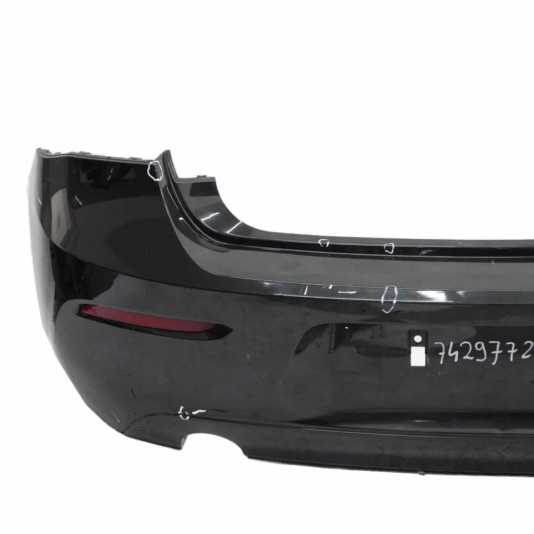 BMW F20 F21 LCI Rear Bumper Trim Panel Schwarz 2 Black - 668 - SKU 7429772-SCH - Part number 7429772