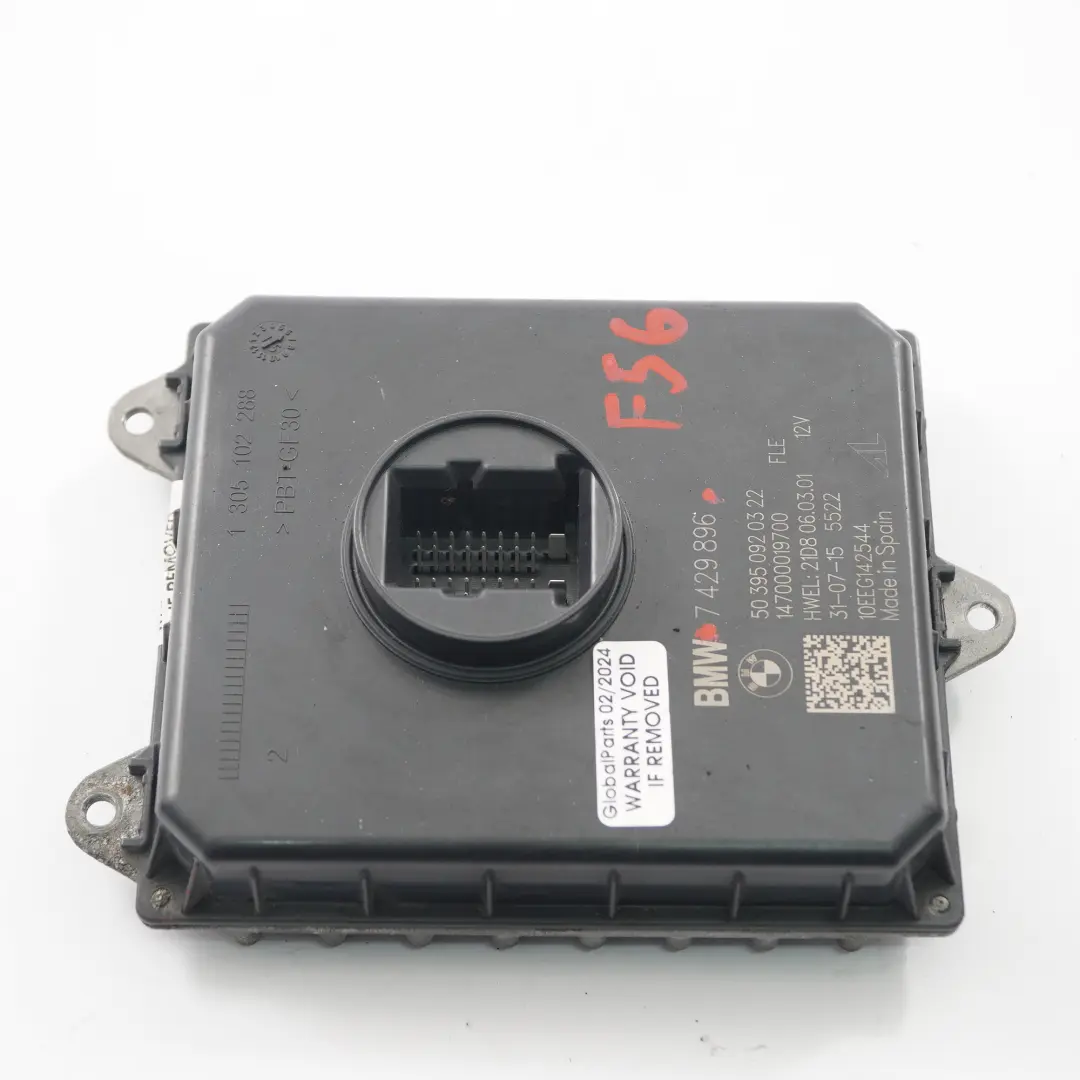LED Headlight Level Control Ballast Module BMW F45 X1 F48 Mini F55 F56 - SKU 7429896 - Part number 7429896