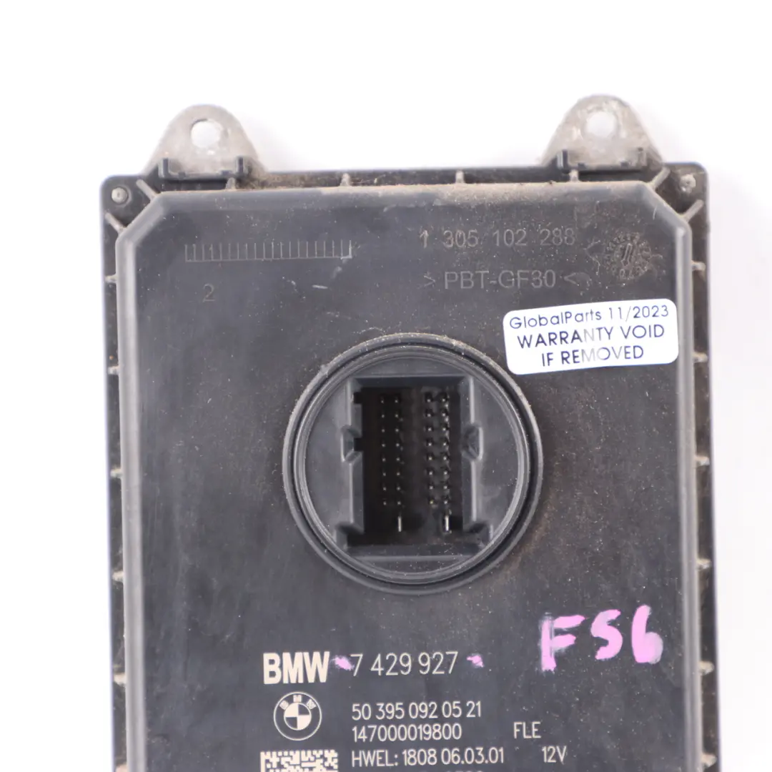 Module Phares Unité Contrôle Lumière Avant Electronique LED 7408892 pour Mini F55 F56 à propos du numéro de pièce 7429927 Mini F55 F56 Module Phares Unité Contrôle Lumière Avant Electronique LED 7408892 - SKU 7429927 - Numéro de pièce 7429927