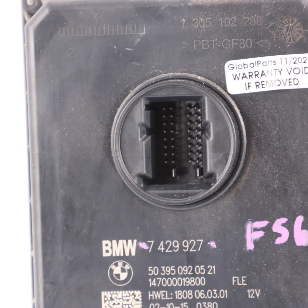 Faros Módulo Unidad Control Luz Delantera Electrónica LED 7408892 Mini F55 F56 - SKU 7429927 - Número de pieza 7429927