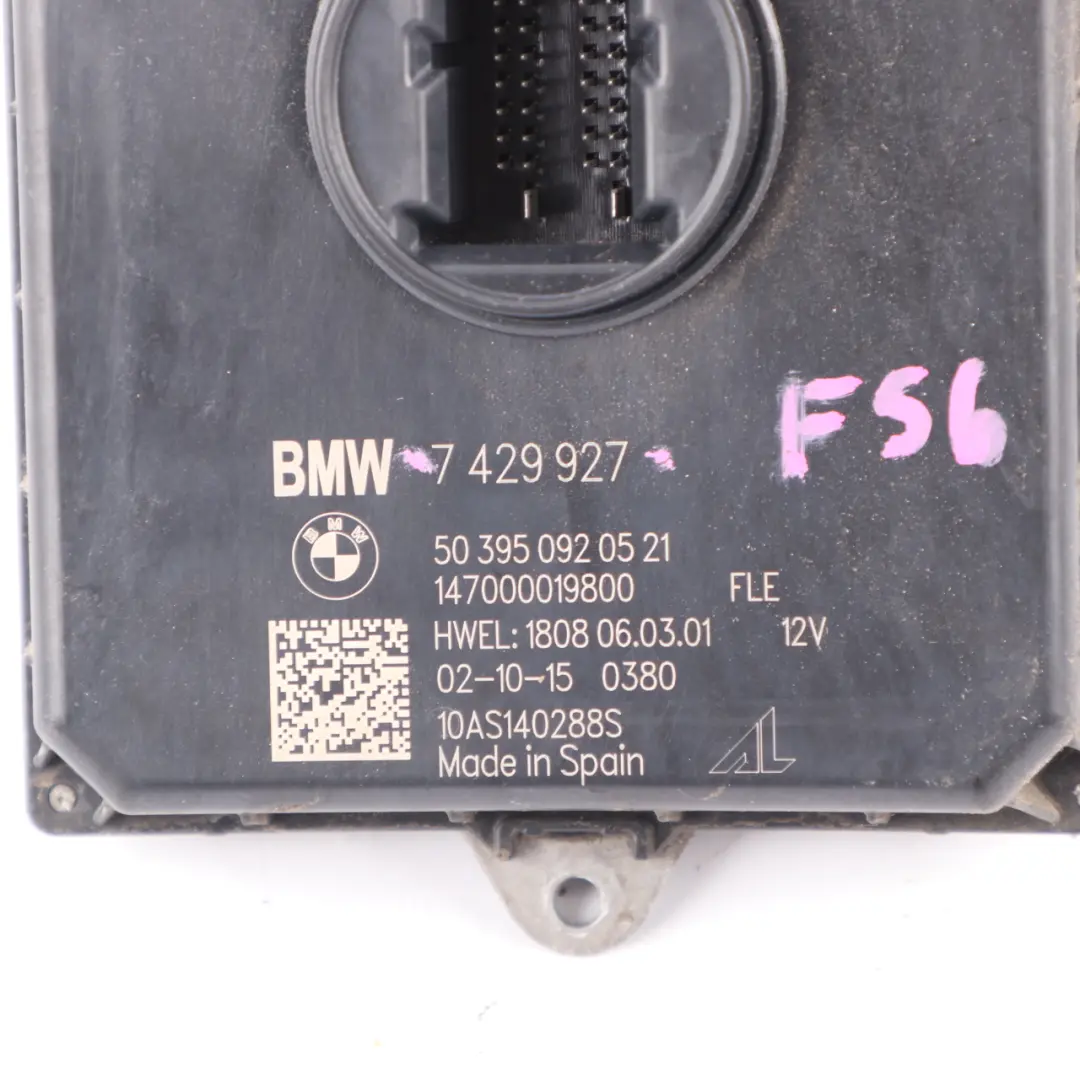 Headlight Module Control Unit Front Light Electronics LED 7408892 Mini F55 F56 - SKU 7429927 - Part number 7429927