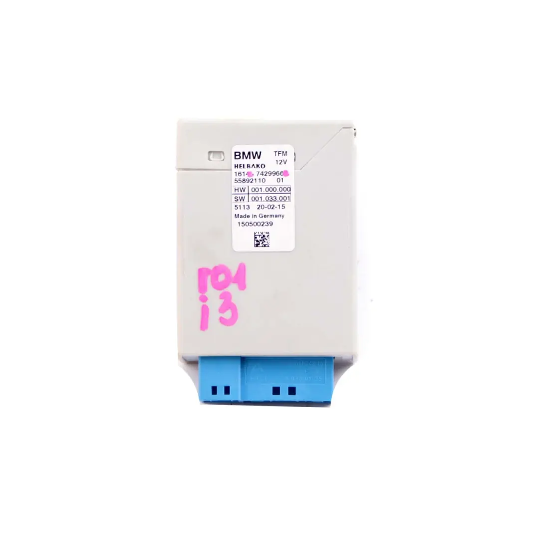 BMW i3 I01 Hybrid Rex Petrol Fuel Pump Control Unit Module - SKU 7429966 - Part number 7429966