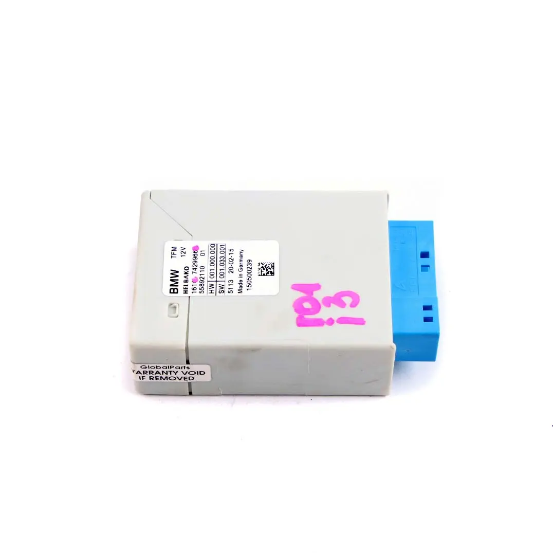 Pump Control Unit Module to BMW i3 I01 Hybrid Rex Petrol Fuel with Part number 7429966 BMW i3 I01 Hybrid Rex Petrol Fuel Pump Control Unit Module - SKU 7429966 - Part number 7429966