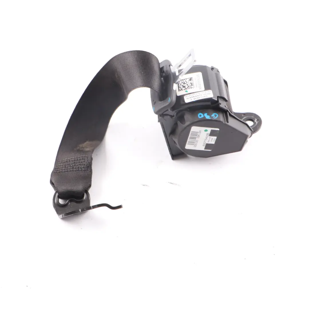  Sicherheitsgurt BMW G30 F90 M5 Hinten Mitte Oberer Schwarz - SKU 7430050 - Teilenummer 7430050