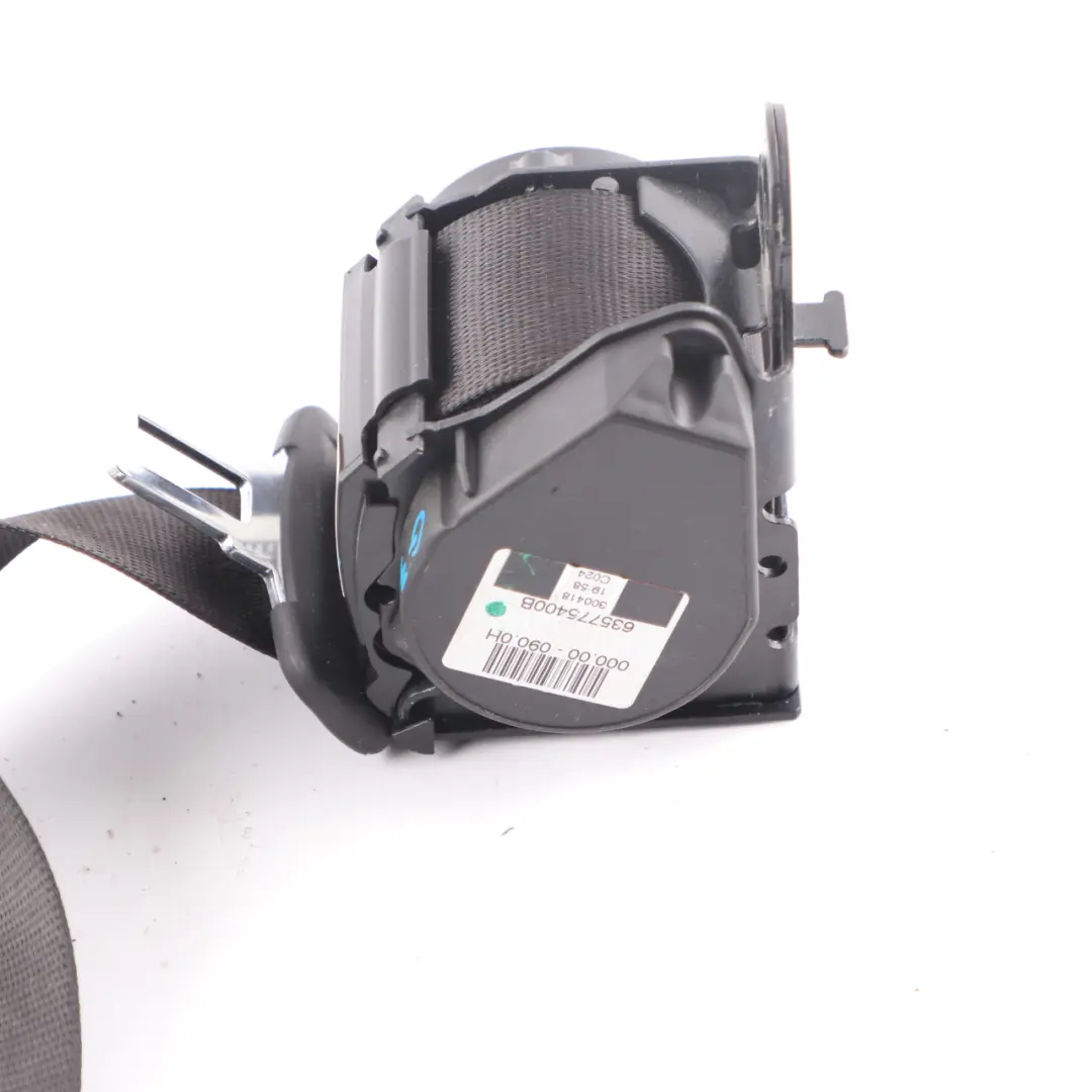  Cinturón de seguridad BMW G30 F90 M5 central trasero superior Negro - SKU 7430050 - Número de pieza 7430050