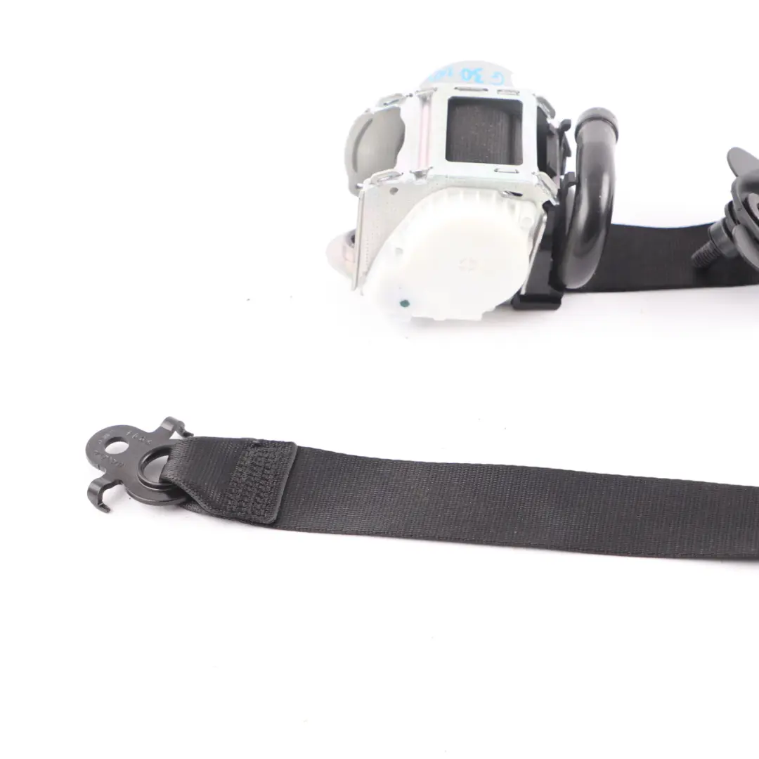 Seat Belt BMW G30 G31 G32 Front Left N/S Upper Seatbelt Black - SKU 7430067 - Part number 7430067