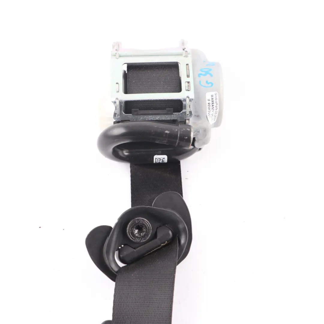 Seat Belt BMW G30 G31 G32 Front Left N/S Upper Seatbelt Black - SKU 7430067 - Part number 7430067