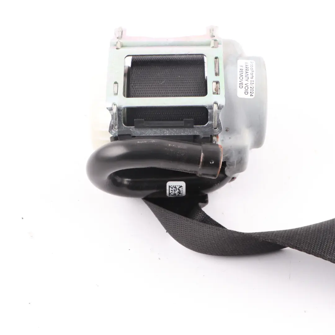 Belt BMW G30 G31 G32 Front Right O/S Upper Seatbelt Black to Seat with Part number 7430068 Seat Belt BMW G30 G31 G32 Front Right O/S Upper Seatbelt Black - SKU 7430068 - Part number 7430068