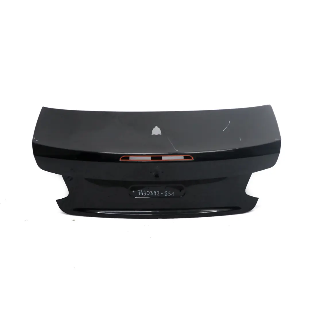 Boot Lid Tailgate BMW F23 Rear Trunk Lid Panel Black Sapphire Metallic - 475 to with Part number 7430392 Boot Lid Tailgate BMW F23 Rear Trunk Lid Panel Black Sapphire Metallic - 475 - SKU 7430392-BS1 - Part number 7430392