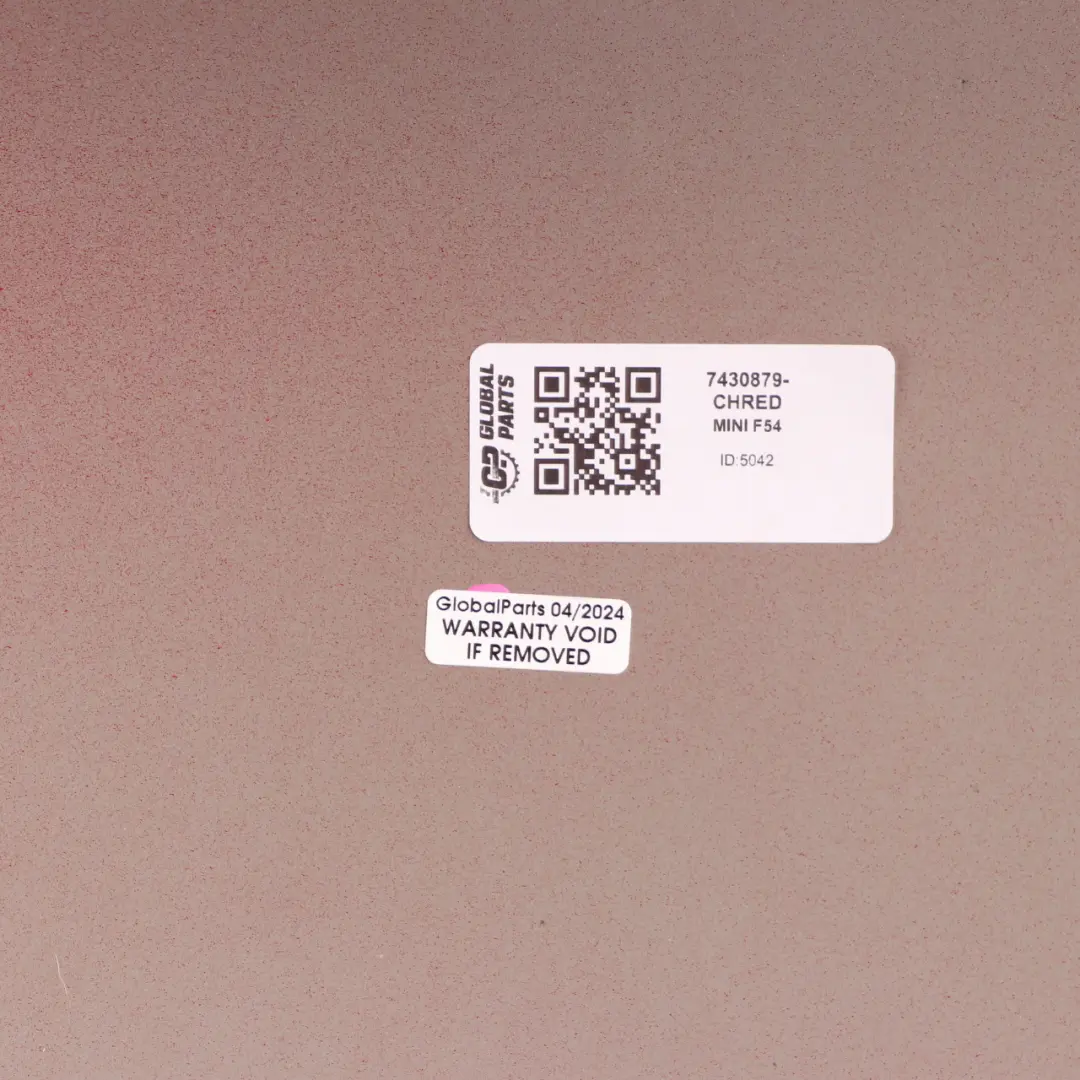 Rear Side Panel Mini Clubman F54 Left Side Quarter Cover N/S Chili Red - 851 - SKU 7430879-CHRED - Part number 7430879