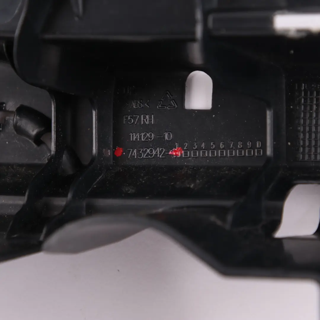Mini F57 Convertible Rear Bumper Carrier Bracket Guide Support Right O/S - SKU 7432942 - Part number 7432942