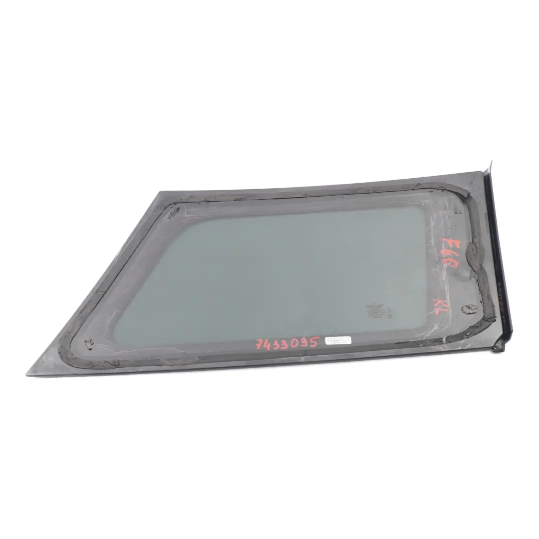 Mini Countryman F60 Ventana Lateral Cristal Trasero Izquierdo AS3 Negro - SKU 7433095 - Número de pieza 7433095