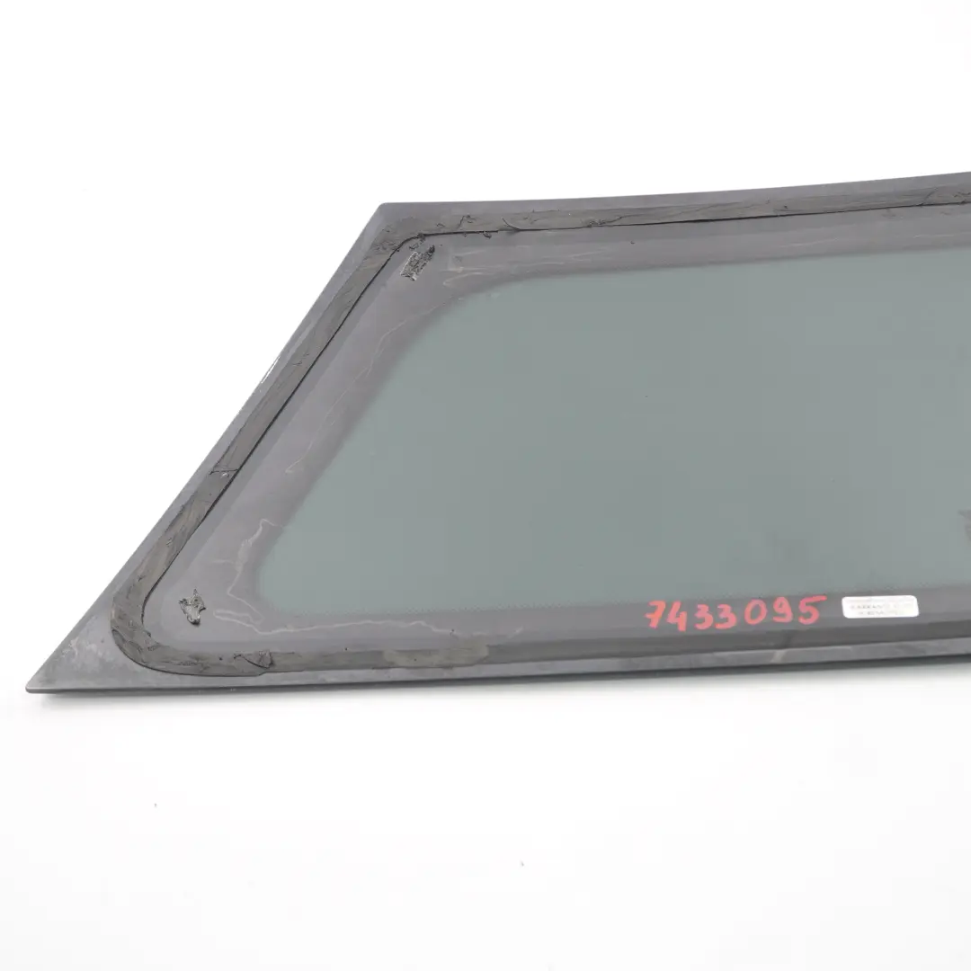 Side Window Quarter Glass Rear Left N/S AS3 Black to Mini Countryman F60 with Part number 7433095 Mini Countryman F60 Side Window Quarter Glass Rear Left N/S AS3 Black - SKU 7433095 - Part number 7433095