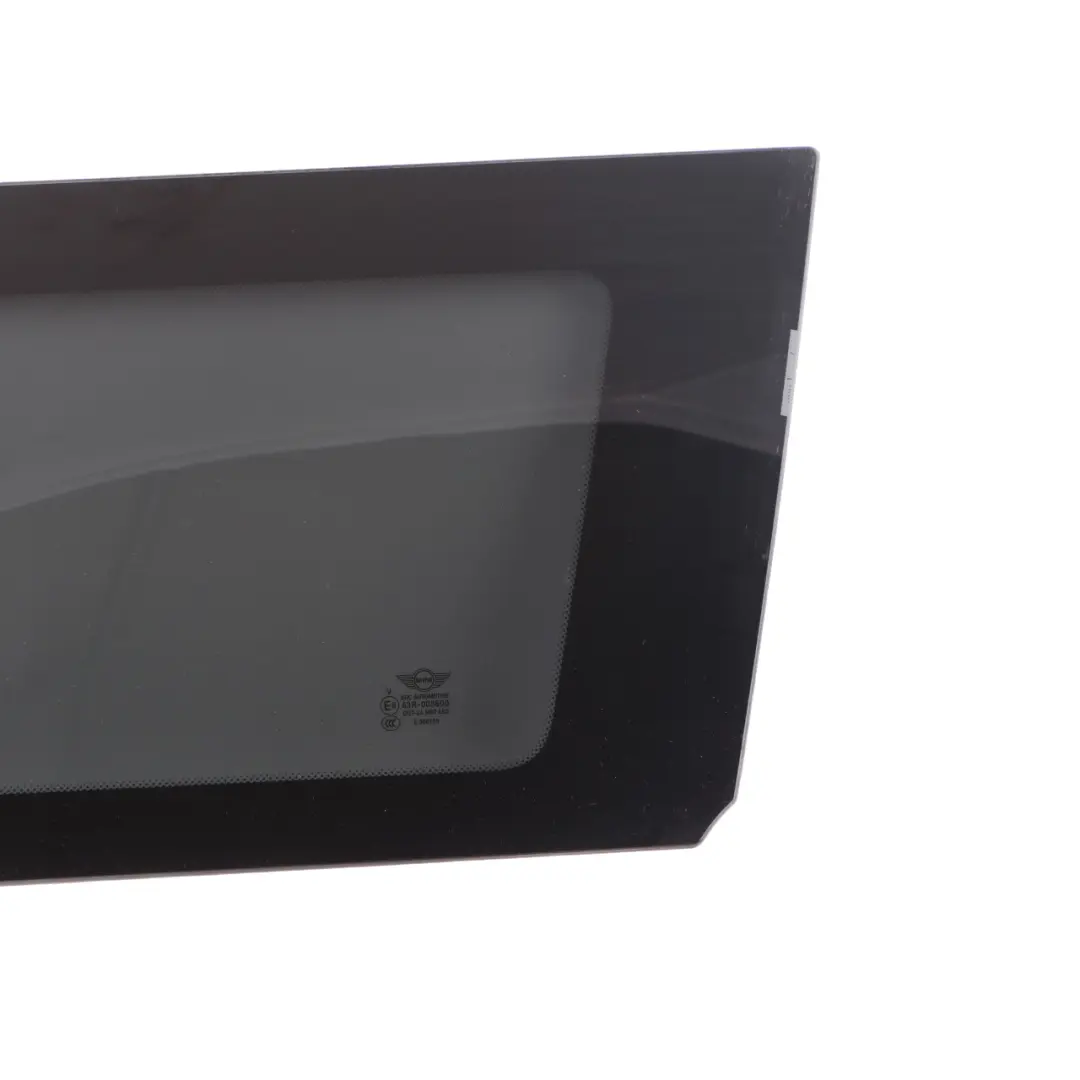 Mini Countryman F60 Side Window Quarter Glass Rear Right O/S AS3 Black - SKU 7433096-1 - Part number 7433096